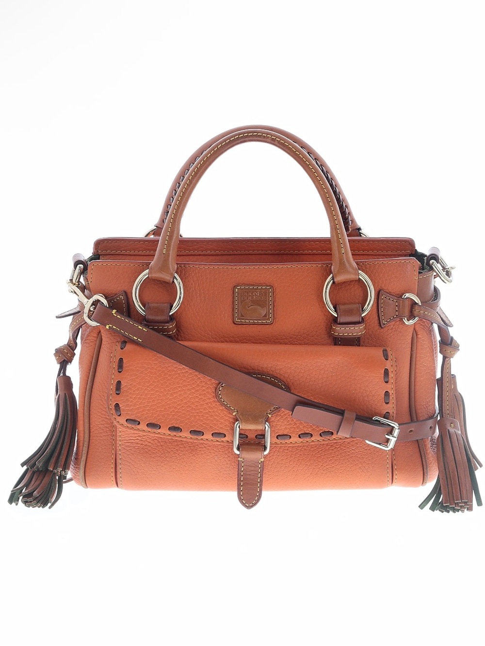 DOONEY & BOURKE Florentine Brown Leather Satchel Bag Like New